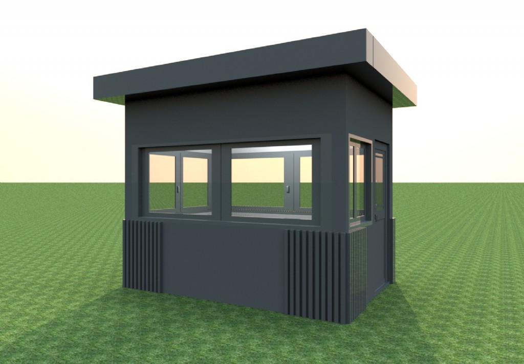 3x2 m Kompozit Güvenlik Kabini